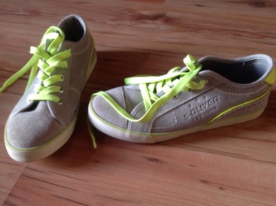 s.Oliver Schuhe, Turnschuhe, Sneakers Gr. 37 grau TOP !!!