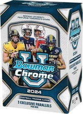 2024 Bowman U University Chrome Football Singles Inserts 1-200 Pick Your Player