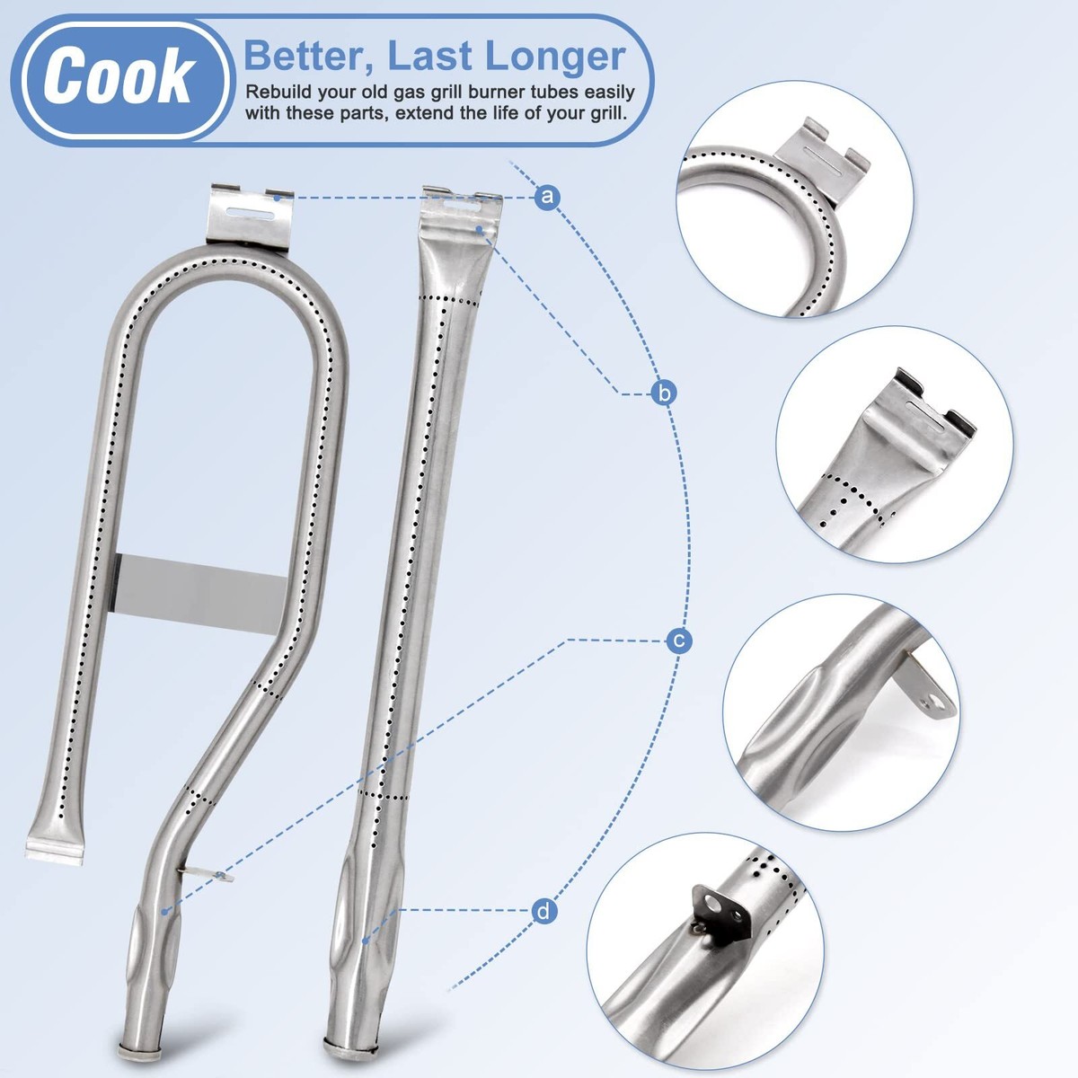 Dyna Glo Dg4wb Set Of Stainless Steel Grill Heat Plates