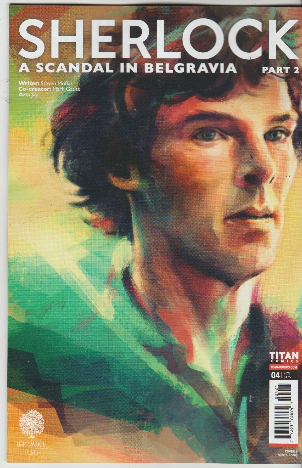 TITAN COMICS SHERLOCK A SCANDAL IN BELGRAVIA PART 2 #4 NOV 2022 VARIANT B NM