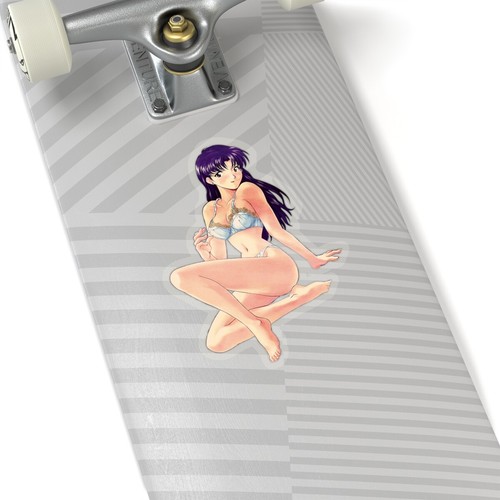 Waifu Misato Hentai Ecchi Genesis Evangelion Anime Kiss-Cut Sticker Decal Manga - Picture 17 of 20