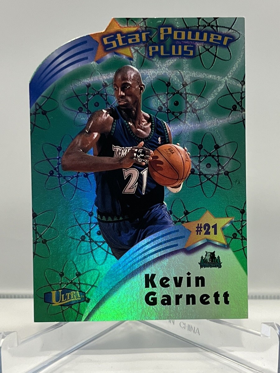 1997-98 Fleer Ultra Star Power Plus Kevin Garnett NM+ Timberwolves 