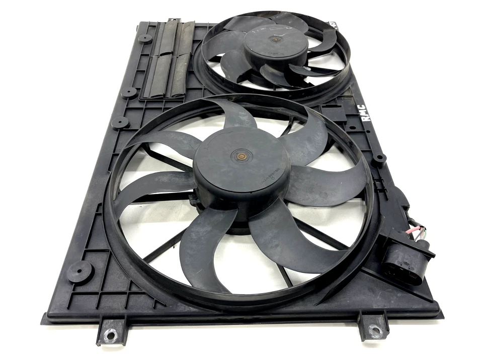 AUDI TT S3 2007-2015 RADIADOR DOBLE VENTILADOR MONTAJE OEM 1K0 121 207 AT Foto 4 de 4