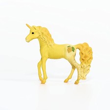 Schleich HORSE UNICORN FOAL 70700 Bayla LEMON YELLOW FOAL 2021 3.5" H