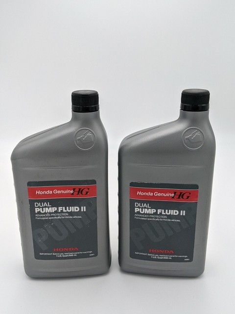 Honda dual pump fluid Honda dual pump fluid