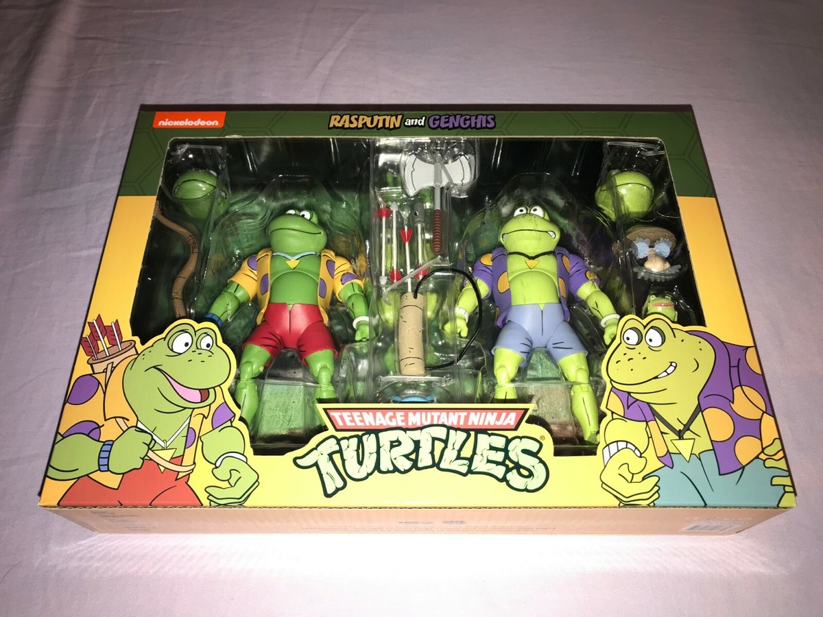 NECA TEENAGE MUTANT NINJA TURTLES RASPUTIN & GENGHIS 2 PACK **NEW