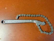 Vintage Speedy 10" Chain Strap Wrench 3012 Chicago Specialty Mfg Co Made in USA