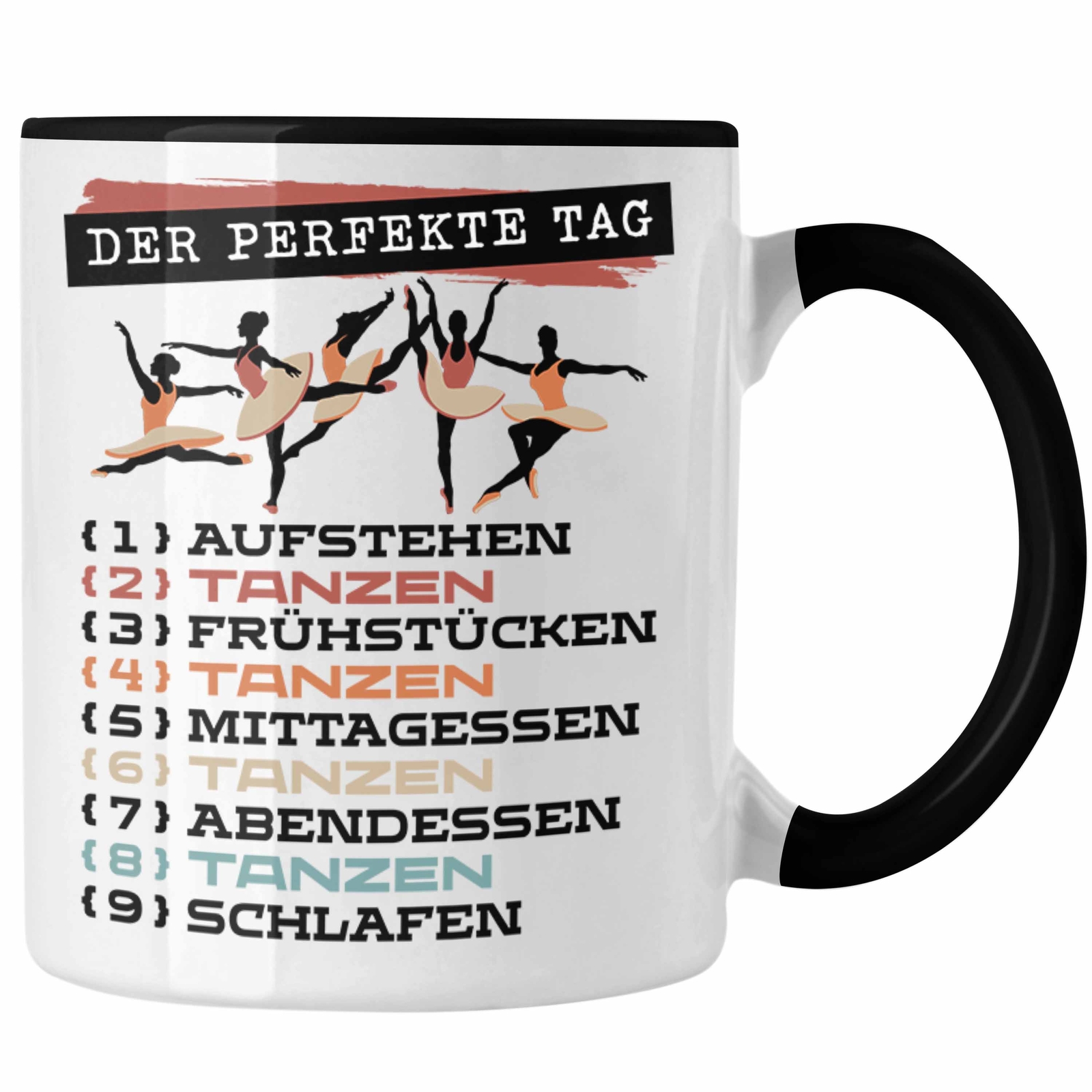 Trendation - Tanzen Tasse Geschenk Becher Der tolle Tag Tanzlehrerin Tanzlehrer