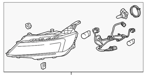 Genuine GM 2015-2018 Chevrolet Impala Driver Side LT Headlamp Assembly 84178023 - Image 3 of 4