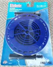 Kites X Kite Reeler Winder with 25 lb. 200 Feet Nylon String Cord - Blue - NEW