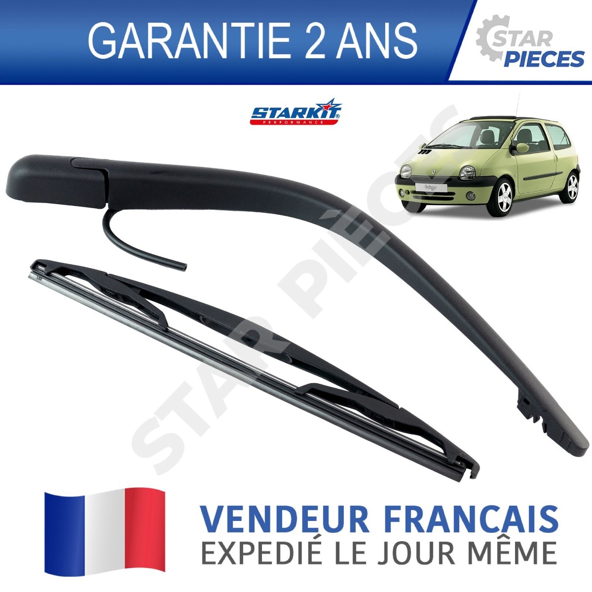 Bras essuie glace arriere RENAULT MEGANE 3 PHASE 1 1.5 DCI - 8V TURBO/R