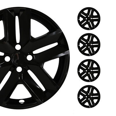 4x 16'' Wheel Covers Hubcaps for VW Black