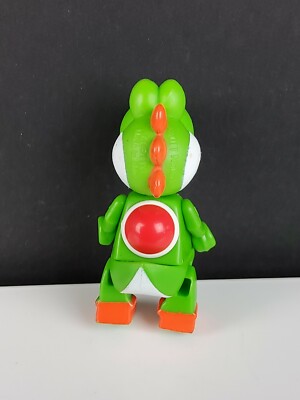 2011 K'NEX Green Yoshi Nintendo Super Mario Bros. Figure Mario
