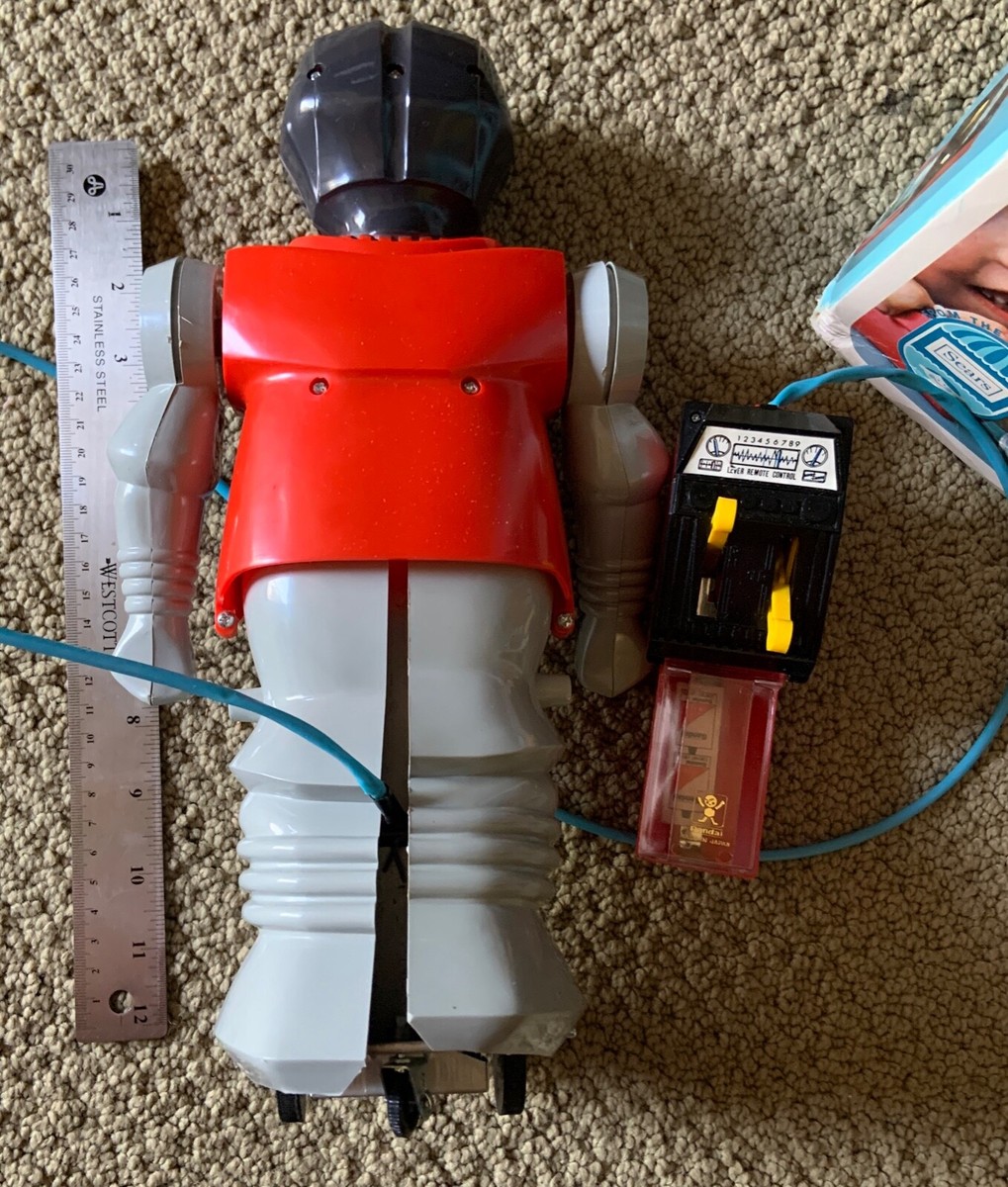 VTG NOS 1960s-70s GIANT ROBOT Remote Control Kids' TOY & BOX VTG NOS 1960s-70s GIANT ROBOT Remote Control Kids' TOY & BOX