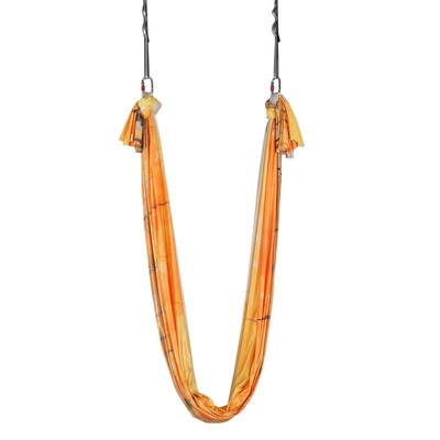 Aerial Yoga Hammock&Swing 5.5Yards Aerial Yoga Starter Kit w/100gsm Nylon Fabric