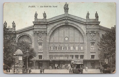 La Gare du Nord Paris France Postcard