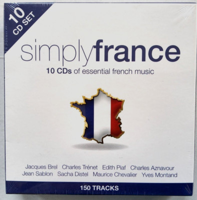 Various   Simply France  2013 BOXSET 10 x CD'S Compilation various artists NEW