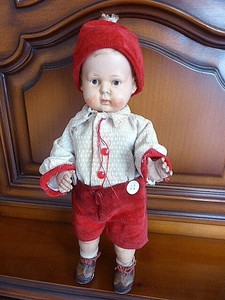 RARE poupée MINERVA - BUSCHOW & BECK de 193O - POUPEE ANCIENNE