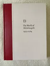 VINTAGE 1966 THE WORLD OF MICHELANGELO 1475-1564 Time Inc. HC With Sleeve
