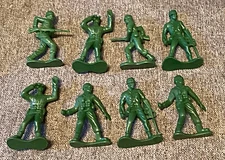 Lot of 8 Greenbrier International Large 4” Toy Soldiers Army Men ~FREE SHIPPING~