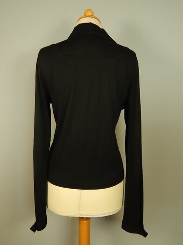 annette grtz, elegante bluse in schwarz, gr. 42