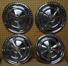 4 1957 Dodge Coronet Lancer Royal Knights Head Hubcaps Set 14 Inch Dod35