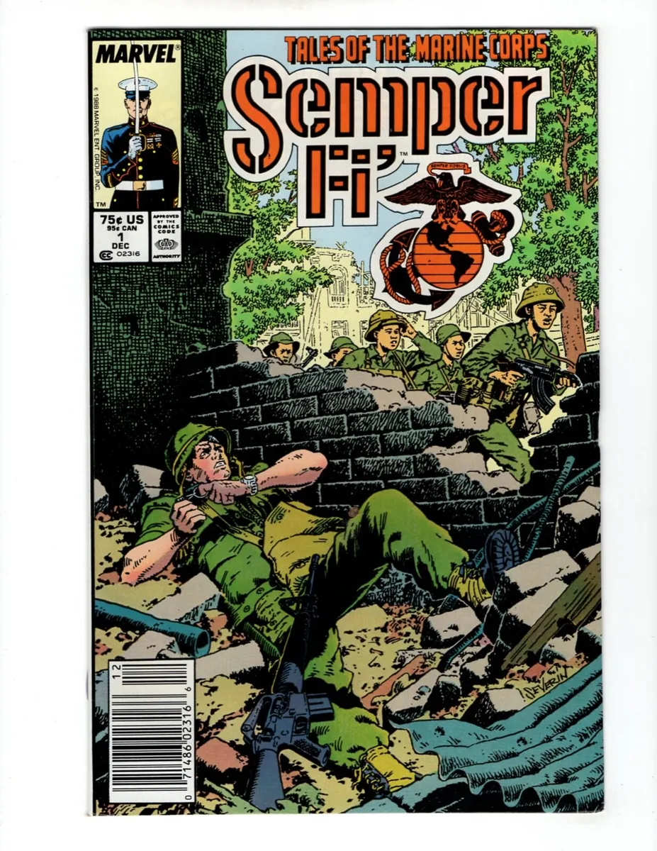 Marvel Comics Semper Fi' Tales of the Marine Corps Book #3 VF+ 1988 | eBay
