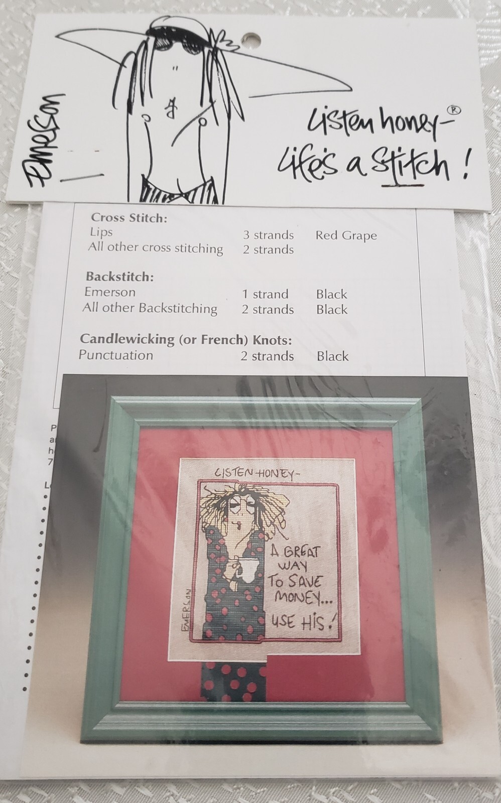 Twisted Threads Counted Cross Stitch Patterns Emerson Life Is A Stitch Lot Of 7