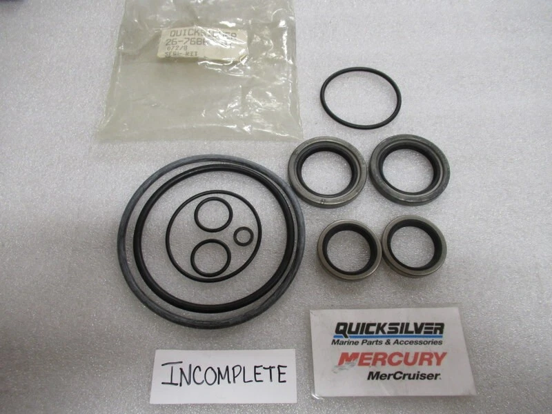 M25B Genuine Mercury Quicksilver 26-76868 A1 Seal Kit OEM New 