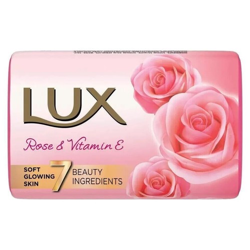 100 x Lux Soft Glow Rose and Vitamin E For Glowing Skin Soap Beauty 41gram each - Picture 2 of 5