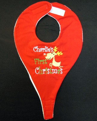 personalised christmas bibs