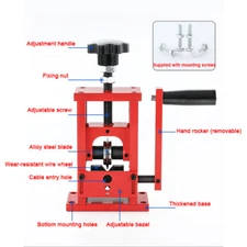 Manual Waste Wire Stripping Machine Cable Stripper Scrap Wire Peeling Machine