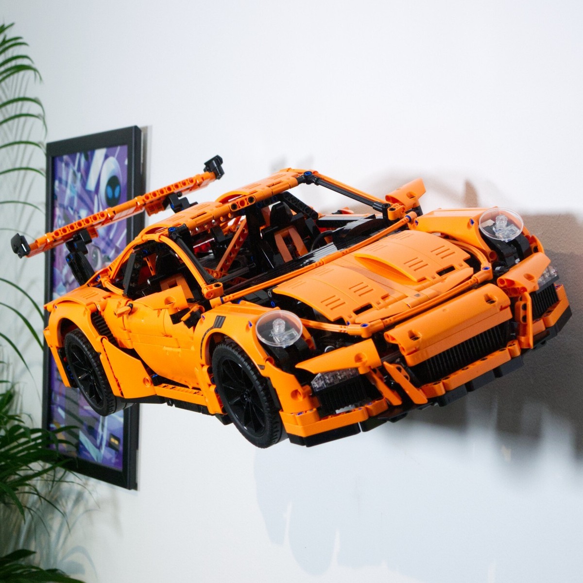 Wall Mount for LEGO Technic 42056 Porsche 911 GT3 RS Durable 3D