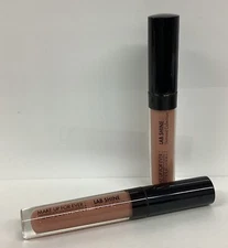 Make Up For Ever LOT OF 2 Lab Shine Diamond Collection D16 Lip Gloss .09oz NOBOX