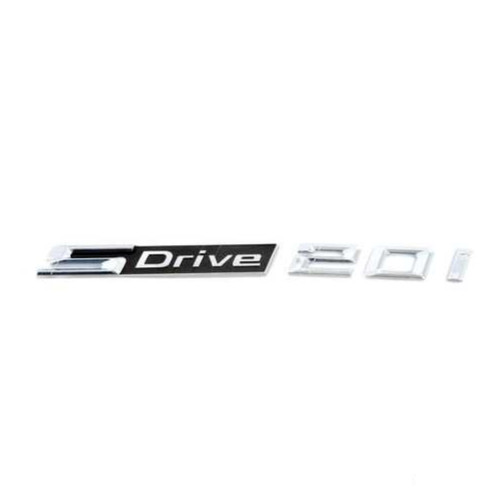 GENUINE BMW SDrive 20i Silver Rear Boot Badge 51147406669 Logo