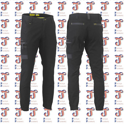 BISLEY Flx and Move  Stretch Cargo Cuffed Pants Black