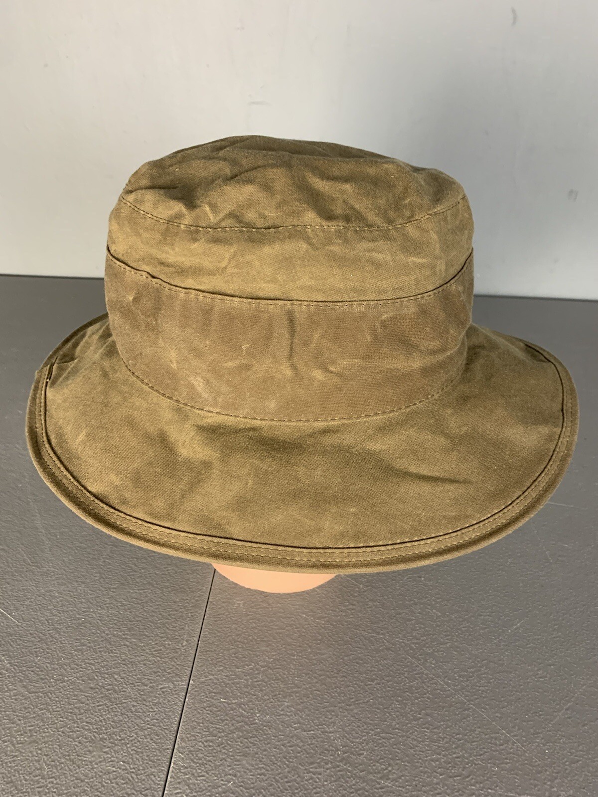 Watership Trading Company Brown Waxed Cotton Canvas Boonie Hat size