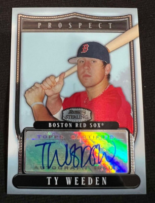 TY WEEDEN 2007 Bowman Sterling Prospects #BSP-TW Rookie Card RC AUTO