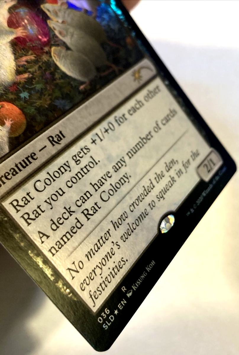 MTG Rat Colony *FOIL* Secret Lair Drop 036 NM | eBay