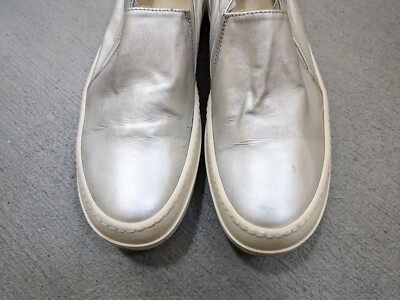 Rick Owens DRKSHDW Slip On Sneakers Men 7 40 Shoes Silver Italy