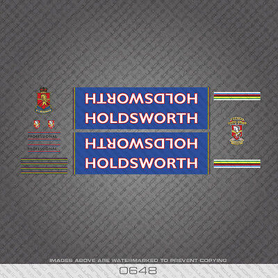 Transfers 01183 Holdsworth Bicycle Stickers Decals