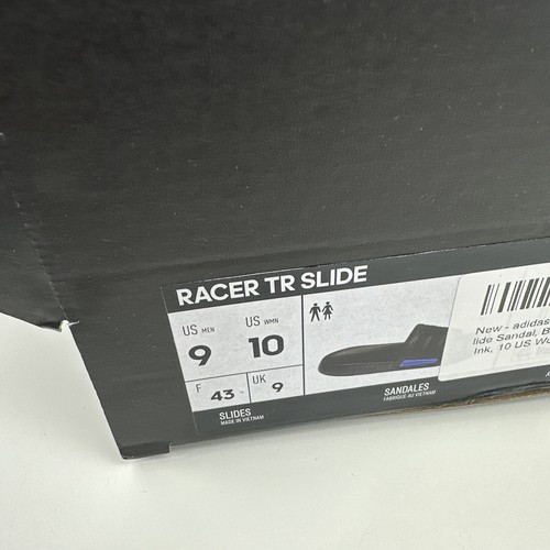 Adidas Racer schwarz blau TR Erwachsene Schlappen Unisex Größe 9M/10W NEU im Karton - Bild 9 von 11