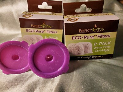 Perfect Pod Cafe-Pure Replacement Charcoal Water Filters for Keurig K Cup  4-Ct
