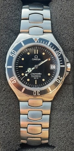 1990 OMEGA Seamaster 200m Black dial 
