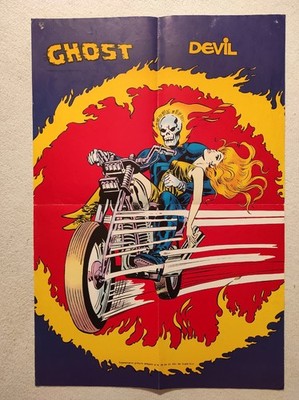 GHOST ORIGINAL POSTER FROM ALBI SUPER HEROES HORN 28 - NO RENDERING - VERY GOOD