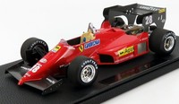 Modellauto Statisch Gp Replicas Ferrari F1 126C4 #28 1984 Arnoux Scale 1/18