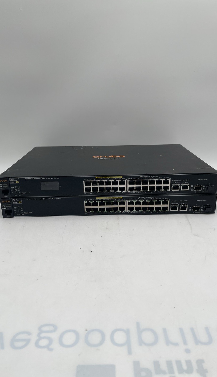Aruba 2530-24 PoE+ Switch J9779A 24-Port Managed Network Switches Lot Of 2