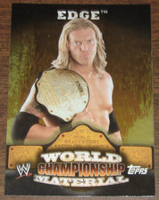2010 Topps WWE World Championship Material Puzzle Back #W17 Edge - Adam Copeland