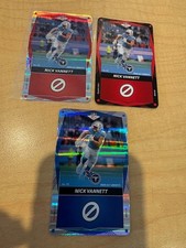 2025 UNO Elite Alt Jerseys Foil Red Nick Vannett + Blue Foil + Red - Titans