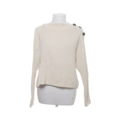 Carin Wester, Strickpullover, Größe: S, Beige, Baumwolle, Einfarbig #wgU